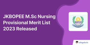 JKBOPEE M.Sc Nursing Provisional Merit List 2023 Released@jkbopee.gov.in.; Check Direct Link Here